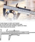 Vernier Caliper 3 Inch Stainless Steel Measuring Tool 0 To 50mm Manual Caliper With Storage Bag For Mechanical Work