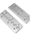 Rebuild Vise Shaft Clamp Kit For Fox RockShox Manitou And DVO Forks And Shocks, 18 sizes, precision CNC 6061 aluminum, top view
