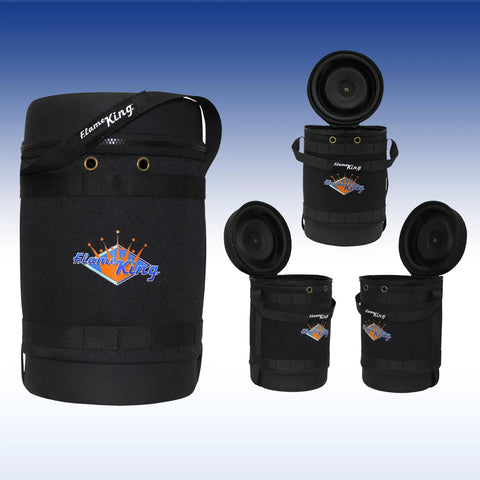 Gas Hauler Pro Kit For Camping And Outdoor Adventures showing insulated protective carry case for 5lb propane tank.