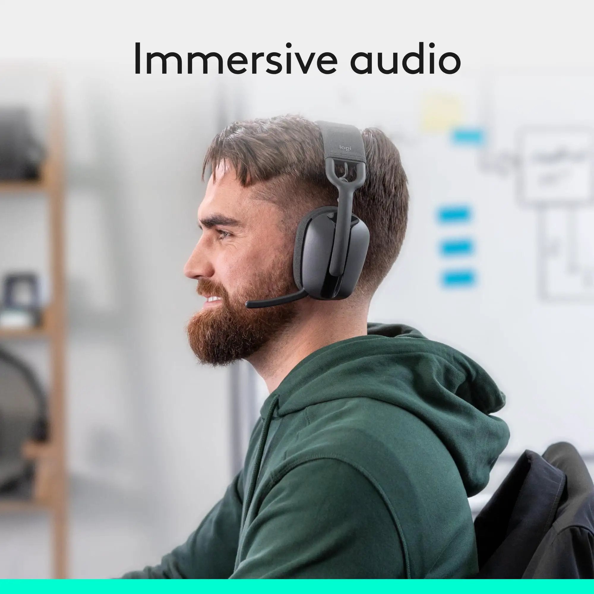 Zone Vibe 100 Wireless Over Ear Headphones With Noise✓