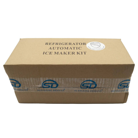 Shipping box for Model Specific Refrigerator Ice Maker Replacement Plug And Play For D7824706Q 10549201 10563707
