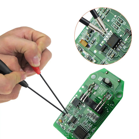 4 Pack 2mm Extended Needle Test Probes For Multimeters 600V 10A Non Destructive Probes High Sensitivity And Accuracy Ready For 2mm Connectors Durable Leads For Tl71 Tl75 Style Test Leads