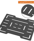 Versatile Roof Rack Mount Panel and Jerry Can Holder for Camping Gear and Overland Accessories, 11-gauge steel plate