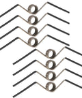 8-Pack Self Opening Door Hinge Spring For 1/2 Inch And 5/8 Inch Radius Hinges, steel torsion springs for interior and exterior doors.