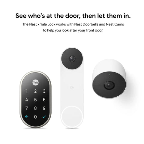 Tamper Proof Smart Lock With Led Keypad For Keyless Entry And Heavy Duty Protection Replaces Standard Deadbolt Straightforward Install For Front Doors In Classic Satin Nickel Finish Lock Your Crib Down Tight No Sweat