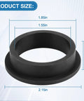 L Shape O Ring Gasket Replacement For Above Ground Pool Pump 11228 Fits A Wide Range Of Pool Pump Motors And Sand Filter Pumps To Prevent Leaks And Restore A Tight Durable Seal, black rubber gasket, 2.15in