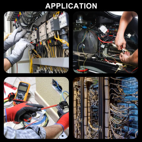 Application of 70 Piece Lever Wire Connector Kit For Quick Connect Splicing, Reusable Inline Terminals For 28 To 12 AWG Wires in various projects