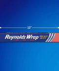 Heavy Duty Aluminum Foil Roll Beefy Strength 12 Inch Wide 50 Square Feet With Secure Easy Open Tab package front view