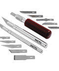 Workhorse Craft Knife Set With Three Knives And Thirteen Blades In A Soft Carry Case Built For Arts And Crafts And Pro Level Cutting Tasks