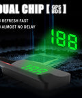 HD Car Heads Up Display with Large Font showing 188 with GPS+BDS dual chip