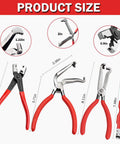 Five Piece Electrical Disconnect Pliers Set For Cars Trucks And SUVs Pro Grade Automotive Connector Disconnect Tools sizes