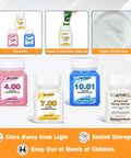Image showing pH Calibration Kit With 3 Buffers 4.00 7.00 10.01 And KCl Storage Solution, 50ml Each, for pH meters and probes.