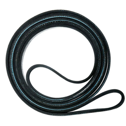 Dryer Drum Belt Replacement For Maytag Amana And Admiral Dryers Fits WP40111201 AP6009126 14218936 coiled on white background