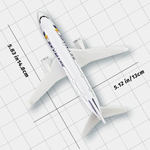 Top view of 1/400 Skymark Plastic Airplane Model Diecast Replica For Collectors And Display Highly Detailed Build With Durable Metal