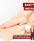 Water Activated Tape With Fiberglass Reinforced Backing For Extra Strength Brown Kraft Paper Packaging Roll Two Point Seven Five Inch By Three Hundred Seventy Five Feet Eight Pack Three Thousand Feet Total Gummed Paper Tape For Moving Boxes used on cardboard box