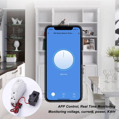Smart Energy Meter App Tracking Real Time Kwh Voltage Current For Heavy Home Gear Like Pool Pumps Water Heaters Ev Chargers And Rv Sets Keeping Tabs On Daily Draw To Slash Bills Quick Plug And Play Budget Winner in a modern kitchen setting.