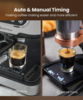 Palm Sized Coffee Scale With Timer For Espresso And Pour Over Brews Rechargeable Digital Kitchen Scale with espresso cups