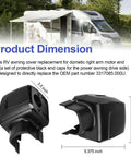 RV Awning End Cap Cover Replacement For Dometic Right Arm Motor End Kit Compatible With Dometic 9200 Series, dimensions
