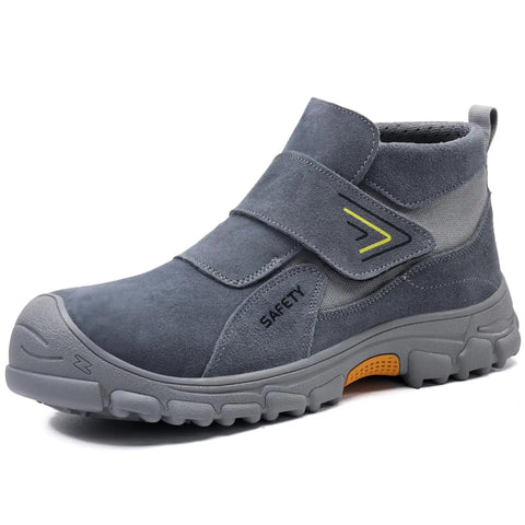 Welding Work Boots for Men With Steel Toe Safety and Slip On Comfort for Welders and Construction Pros Indestructible High Top Boots