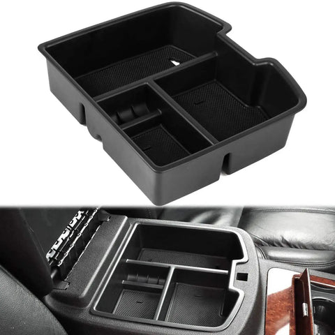 Center Front Floor Console For 2007 To 2014 Chevy Silverado Tahoe Suburban Avalanche Sierra Yukon 1500 2500 3500 Denali XL Full Size Replacement