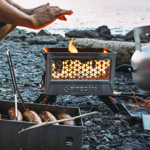 Deluxe Portable Propane Fire Pit With Removable Grill Insert For Safe Outdoor Cooking At Campsites Tailgates Beaches And Backyard Patios
