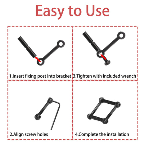 Two Pack Pro Grade Top Notch High Precision Non Slip Rotation Pins For Precision Machines, Motorcycle Engines, And Vehicle Aircraft Model Balancing Bars installation guide