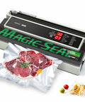 Pro Level 16 Inch Commercial Vacuum Sealer Machine Boasting Dual Pump Setup And Quick Auto Cool Down, sealing meat.