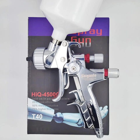 Professional Grade Automotive Spray Gun Bad Boy High Atomization Topcoat Applicator with 1 3 Mm Nozzle on packaging