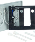 Sigma20 Dual Flush Actuator Plate 1.6/0.8 GPF White Polished Chrome Finish For UP320 Cisterns Replacement Part kit components
