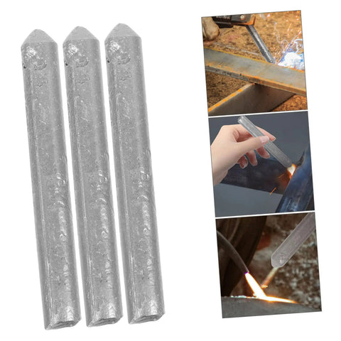 12 Pc Aluminum Filler Rods Welding Sticks For Reliable Low Temp Welds alongside welding demonstration images