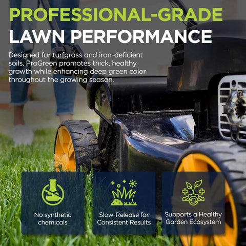 Easy Spread Lawn Fertilizer With Iron For Deep Green Color And Stronger Roots Granular Turf Food For Spring Boost Even Coverage Across Your Yard 12 0 8 NPK With Iron For Rich Green Growth And Tougher Grass spreader on lawn