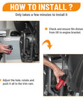 Installation guide for 2 Pack Trail-Ready Boat Transom Saver Wedge Motor Support For Outboard Engines, Universal Fit For 3-Ram Systems