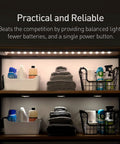Luminoodle Under Cabinet Lighting LED Light Strip For Shelves And Kitchen Cabinets Warm White 2700K illuminating storage