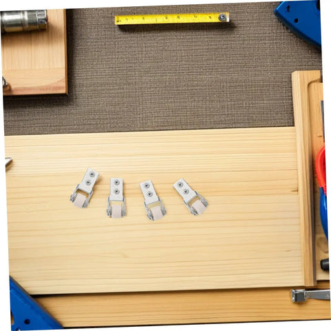 Heavy Duty Nylon Sliding Door Rollers With Smooth As Butter Ride For Cabinets And Drawer Units with four nylon pulleys on wood.
