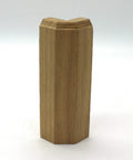 Oak Square Outside Corner Base Block For Baseboards One And Three Quarters Inch By One And Three Quarters Inch By Six Inch DIY Trim Block