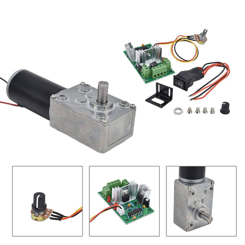 Beefy 12V DC Worm Gear Motor With 8mm Output Shaft High Torque Turbo Geared Motor And Gearbox For Robotics And DIY Projects