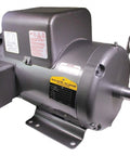 General Purpose Single-Phase AC Motor 5 HP 3450 RPM 230V 60Hz, 184T Frame TEFC Enclosure, heavy-gauge steel, side view