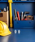 Heavy Duty M5 Slotted Round Sliding Nuts Kit For T Slot Track And Extrusion Panels shown on workshop table