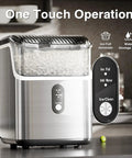 Countertop Nugget Ice Maker With Chewable Pellet Ice 34 lbs per 24 hours self cleaning no fuss one click operation in kitchen