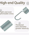 High Grade Recliner Replacement Long Neck Tension Springs Built For A No Sweat Chair Repair Featuring Exact Hook Specs. Close-up of springs.