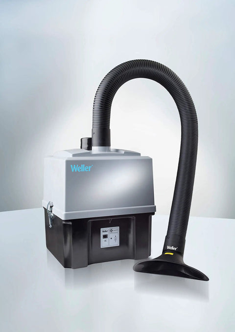 ZeroSmog TL Portable Fume Extraction Kit with Pro-Grade Fifty Percent H13 HEPA Filter and 2.4 Sq M Surface shown setup