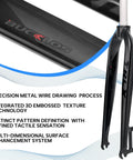 Rigid Mountain Bike Fork For 26/27.5/29 Inch Wheels, 1 1/8 Inch Threadless Straight Steerer, precision design details