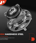 Close-up of Rear Wheel Bearing And Hub Assembly Set For Honda Accord 2008-2012 And Acura TSX 2009-2014 5-lug 2-piece kit