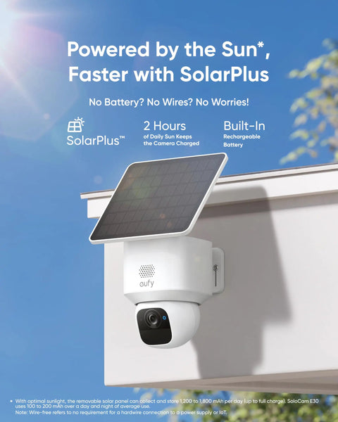 4 Cam Wireless Outdoor Solar Security Camera System With AI Tracking 2K Clarity Day And Night 360 Degree Pan Coverage Local