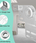 Heavy Duty Tough As Nails Bearing End Plates Brackets For Garage Doors 3 3/8 Inch 2 Inch Track Compatible With Wood Or Steel Doors