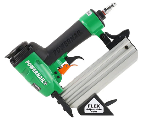 Slick 20 Gauge Pneumatic L Cleat Flooring Nailer Kit For Snapping Down Engineered And Hardwood Planks with adjustable foot