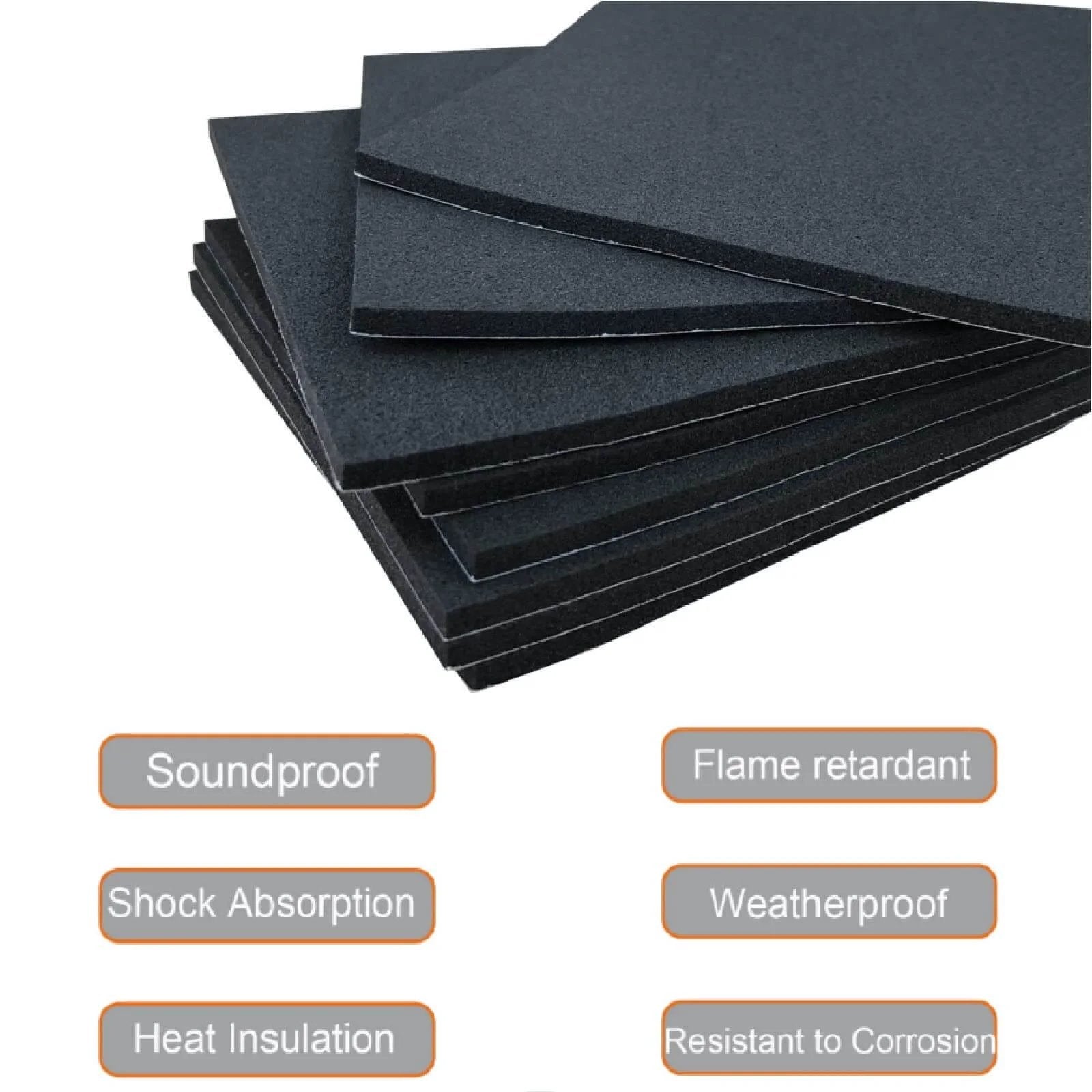 Neoprene Anti-Vibration Pads - Heavy Duty Soundproof ✓