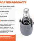Upgraded 2026 Washer Magnetic Door Plunger Replacement Part For LG And Kenmore Elite Washers Fits WM3050 WM3170CW WM8000HA WM3770 WM3670HWA And More Models Easy Install Durable Door Magnet Plunger, gray plastic housing with metal spring