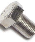 Heavy Duty Stainless Steel Hex Cap Screws 1/2 By 3/4 Fine Thread Machine Bolts showing detailed thread and hex head construction.