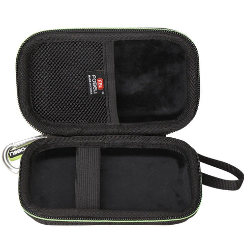 Open Rugged EVA Golf GPS Case For Izzo Swami Max Handheld Unit with mesh pocket and strap, waterproof and shockproof.